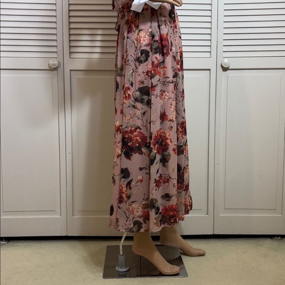 NWT Azazie Atelier Karla Mauve Multi Midi Dress XS - Picture 7 of 15